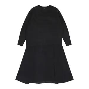 [코데즈컴바인] 니트 풀오버 우븐 원피스 셋업 (CJD-OP513WA)