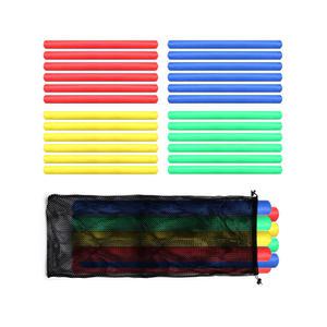 백업 펀스틱 두께 5cm 6cm 길이 75cm 혼합 24개 보관가방 세트 원형 스펀지 폼 막대 플레이스틱 체육 미술