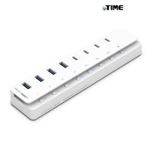 ipTIME UH508C 8포트 USB3.0 허브 유전원
