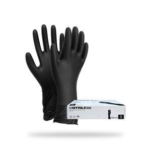 니트릴장갑 블랙 12인치 100매 식품용 인증 긴 손목 검정니트릴 G클럽