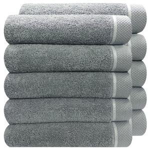 [다주타올]10장 호텔수건 40수 코마사 200g 프라임 라이트그레이 국산 고급 두꺼운 타올
