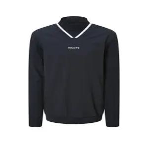 [헤지스 골프] [25SS] HUTS5A217N3 네이비 남성 우븐 하이브리드 하이넥 티셔츠