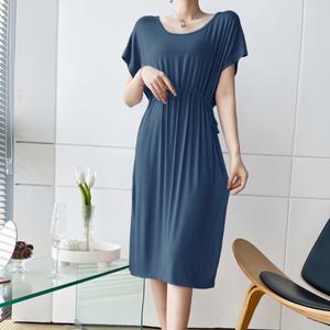 냉감 루즈핏 모달 반팔 편한 원피스