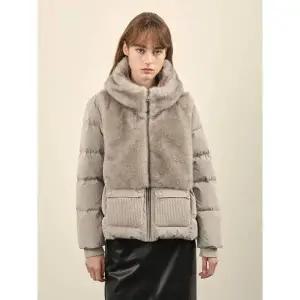 [올리비아로렌] HC04 역시즌 인조 퍼 배색 점퍼 VVCKD4WA291 (S39243299)