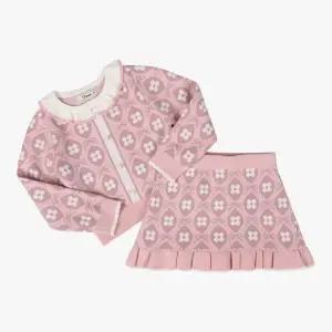 [대구백화점] [치크]여아 자카드 스커트상하 세트(CKSV25W2G)