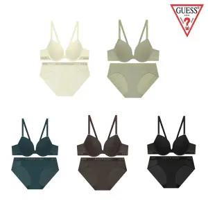 게스언더웨어/B92 골드로고 포인트 브래지어 햄팬티세트 5종세트ODWBRB92