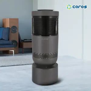 캐로스 전기 히터 360도 그래핀 난방기 가정용 거실 원룸 사무실 온풍기 CEH-GS2KWB