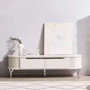 잉글랜더 빅토리아 라운드 템바보드 세라믹 높은거실장 1400