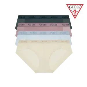 [롯데백화점]게스 [선물포장] 컴포트핏 햄라인팬티 4장세트 WBP921