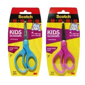 3M 어린이용 둥근코 안전 칼날 공작 가위 2개/안심/미니/소형/캐릭터/동물/새학기/준비물/학용품/유아/키즈