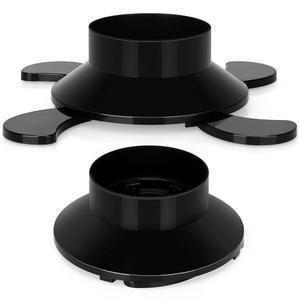 프로판 탱크 홀더 2팩, 1파운드/MAPP 실린더용 휴대용 스탠드 실린더 베이스, 접이식 소형 연료 가스병 안정기, 캠핑 스토브 히터용 액세서리 버너 횃불 랜턴