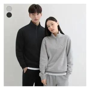 게스25FW 유니 기모 반넥집업 NP4KE400 348313