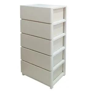 스토빈 와이드 컬러5단서랍장