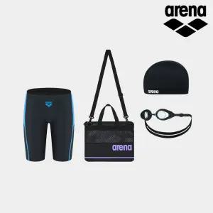 [아레나]아레나 생존수영키트 초등 남아수영복 4부 4종 키즈 주니어 라이풀
