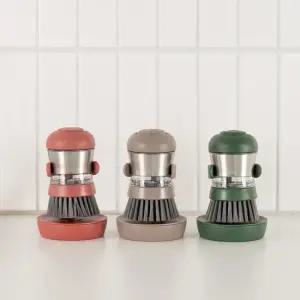 샐마 원터치 세제일체형 주방 세척솔