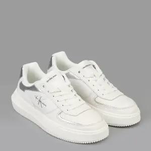 캘빈클라인 진 [CK ACC] 여성 말모 메타 스니커즈 YW01891 0LI - 화이트 184652