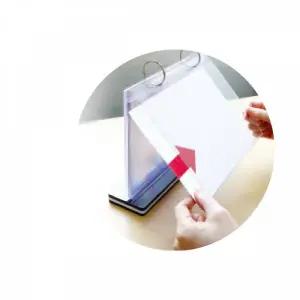 링포켓 아트사인 스탠드 A4 가로 297x210 명함 케이스 사이즈 모델