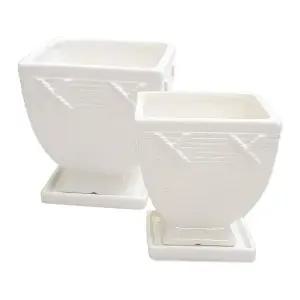 다육도자기화분 선인장화분 다육이용기 미니다육도자기 (WFJ734A)