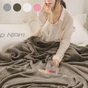 담요나라 극세사 겨울 차박 무릎 캠 대형 침구 담요이불 블랭킷 사계절 (WFK75JO)