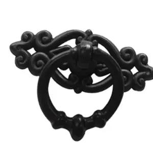 엔틱 스타일 블랙 문고리 가구 손잡이 서랍 장식장 1구 고급형 (WFJ6CVQ)