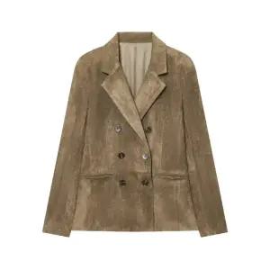 여자 정장 자켓 추동 스트리트 캐주얼 더블 코트 원픽4