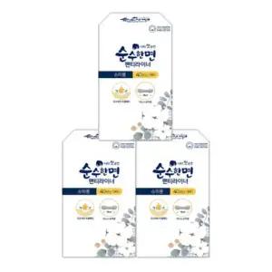 깨끗한나라 순수한면 팬티라이너 슈퍼롱 40개입 x3팩
