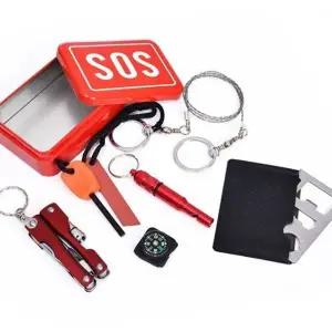 야생생존장비 캠핑 재난 알찬구성 작은부피 서바이벌키트 6종 (WFJ7AZ1)