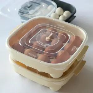 티본 계란케이스16구1p 투명뚜껑 계란틀 계란케이스 투명뚜껑 폴딩케이스