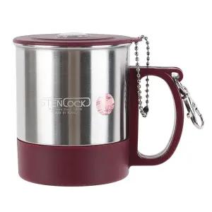 디디샵 등산용 나침반 스텐 컵 230ml 등산 캠핑 컵 스텐 고리 거리