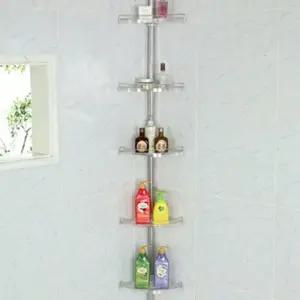 욕실코너선반 욕실정리 수납선반 5단투명코너선반 (WFJ7OYV)