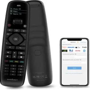 사용자 지정 가능한 앱 올인원 스마트 리모컨 TV/사운드바/스트리밍 플레이어 등과 호환 쇼파배튼 U2