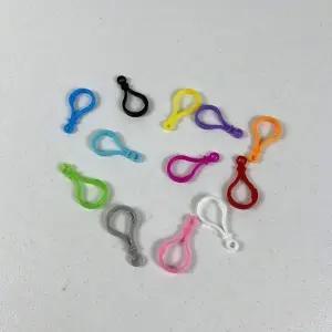 플라스틱 열쇠 10P 키링 고리 베스트 부자재 (WFJSPPN)