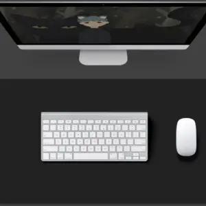 책상커버 컴퓨터 책상 매트 60X30 (블랙) (WFK9RSG)