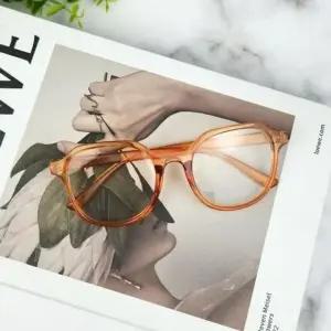 데일리 뿔테 안경 오렌지 남자 가벼운 안경테 (WFK90GZ)