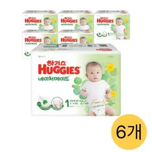 하기스 네이처메이드 밴드, 1단계 공용, 66매, 6팩 (396매)