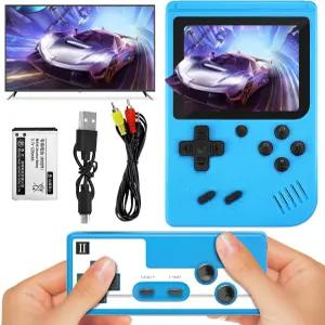 휴대용 게임 콘솔 레트로 400개 이상의 게임이 포함된 미니 3.0인치 화면 1020mAh 충전식 배터리 TV 연결