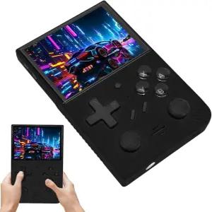 Sanpyl R35PLUS 휴대용 게임 콘솔 64G /10 000+ 또는 128G /20 옵션 20개의 에뮬레이터 3.5인치 화면 4