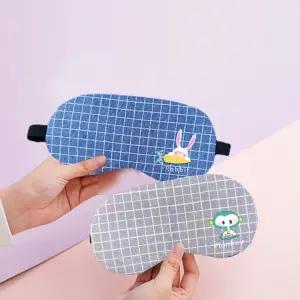 DY커머스 모던체크 신제품 수면안대 캐릭터안대 안대 아이마스크 온열안대