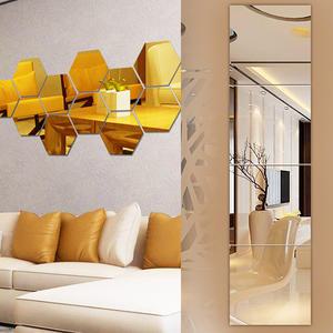 4p 옷장 전신 붙이는 안전 아크릴 거울 벽걸이 욕실