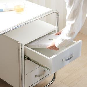 모던미드 데스크 스테인레스 미드센추리 철제 프레임 책상 900 1200 1500 1800 사이즈 5타입