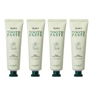 키즈 디어얼스치약 70g 4개 샤인머스켓향 불소 999ppm 아기용 유아치약)