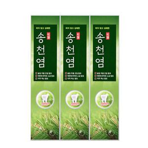 메디안 송천염 치약 120g 3개