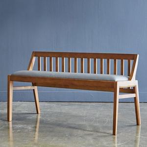 [스코나] 보리스 원목 3인 벤치의자 1450