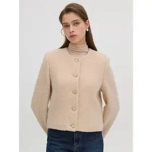 [롯데백화점]올리브데올리브 금장단추 부클 숏 자켓 (OH4XJ149)