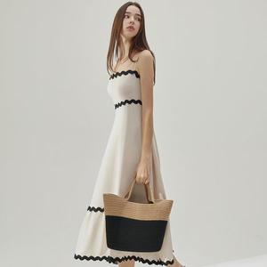 [비키니밴더]바닐라 웨이브 롱 원피스