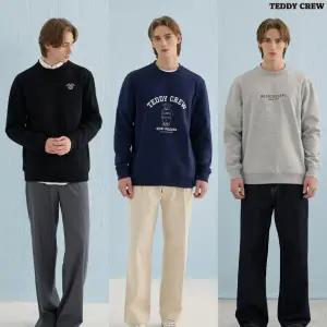 [TEDDY CREW] 테디크루 남성 코튼블렌딩 맨투맨 3종 (T24M)