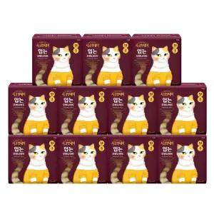 시크릿데이 하트 입는 오버나이트 중형 4p X 11팩