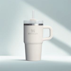 텀블러스탠리 돌답례품텀블러 친구선물 손잡이형 크림 591ml