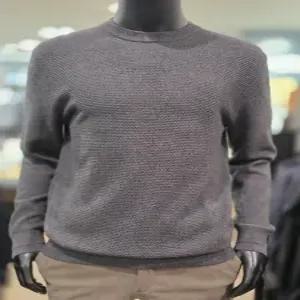 [바쏘옴므] WSA1WR01ACH 26년 챠콜 라운드 니트