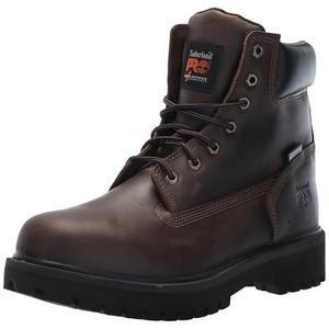 팀버랜드 PRO 남성용 다이렉트 어태치 6인치 소프트 토 단열 방수 산업용 작업화